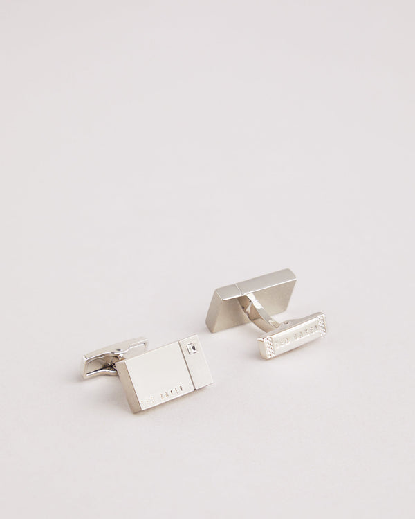 <P>Corner Crystal Cufflinks</P>